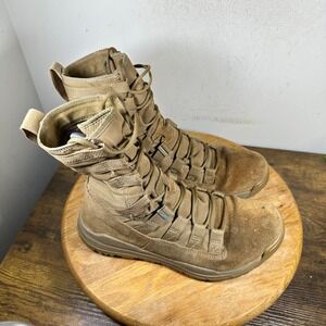 Nike Men's Tan Suede Tactical Brown Boots Size 8